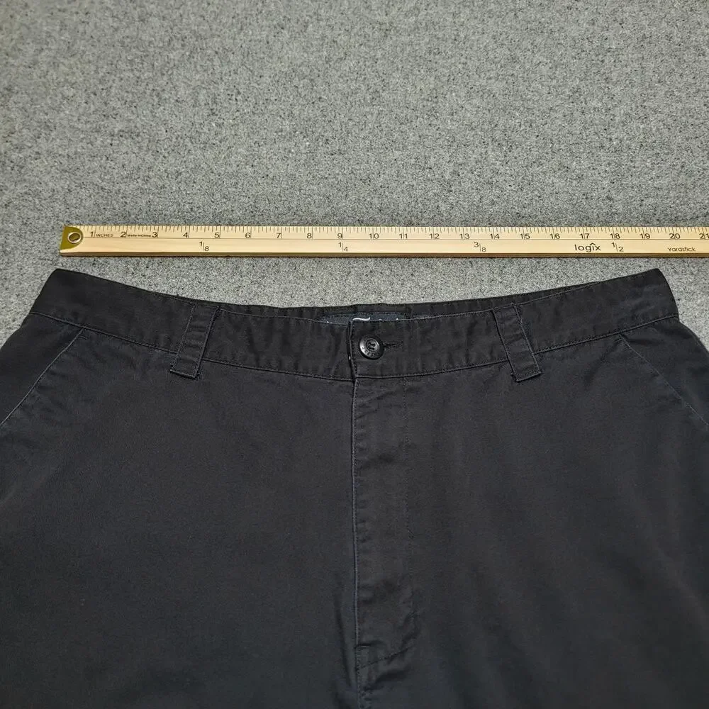 Vintage Y2K No Fear Shorts Mens 40 Black Skater Grunge Baggy Streetwear Punk